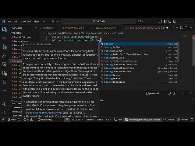 Largest Among N Numbers | Java Live Coding Session | L-4