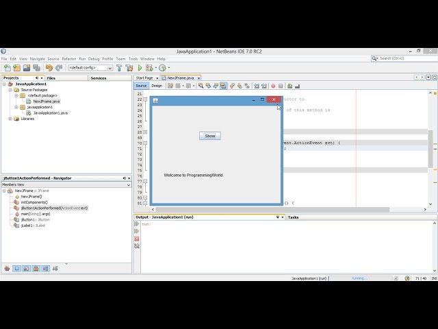 Lesson 2- How to use Label to display a string-ProgrammingWorld