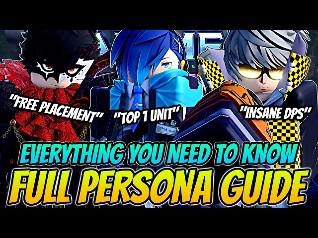 The *BEST* Full Persona Team Guide In Anime Vanguards Update 14.5