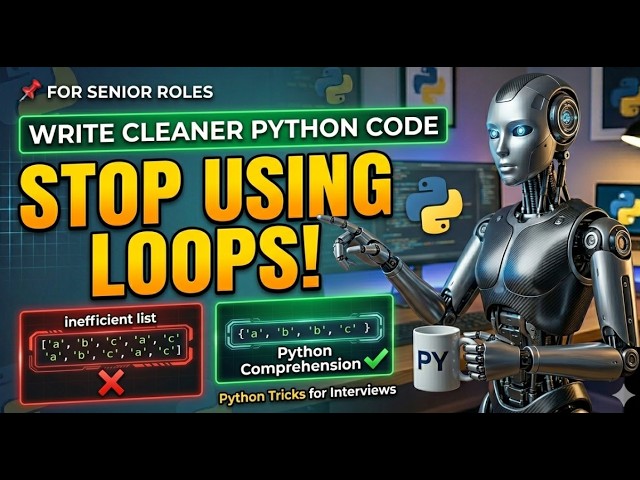 10. Write Python Like a Pro | List Comprehension, Sets & Smart Tricks