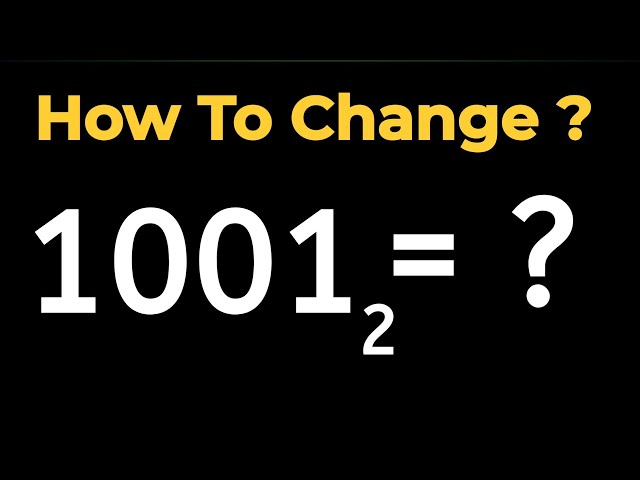 Convert Binary Number System Into Decimal System | Number System 