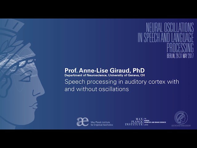 Neural Oscillations in Speech and Language Berlin 2017 - Anne-Lise Giraud
