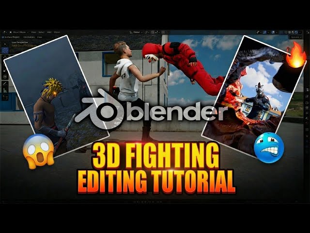 How to Make Free Fire 3D Fight Animation Video in Blender 🔥