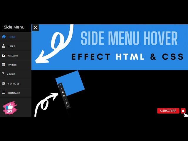 Responsive Side Menu || HTML & CSS || Code With Aditya