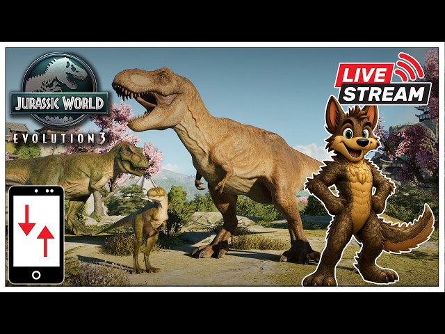 🔴 Building a DINOSAUR Park… What Could Go Wrong? | Jurassic World Evolution 3 Gameplay