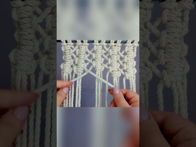 #macrametutorial #macrameknots #squareknot #diy #handmade #crafttutorial #fabric #solidpiece #panel