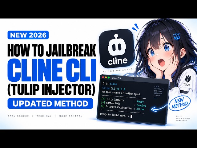 How to Jailbreak Cline Cli (Tulip Injector)