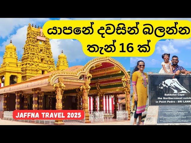 Jaffna Travel Vlog 🕉️ | යාපනය සංචාරය | Best places to visit #jaffna