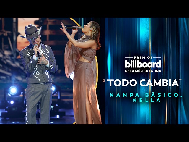 Nanpa Básico y Nella interpretan 'Todo Cambia' | Premios De La Música Latina 2026