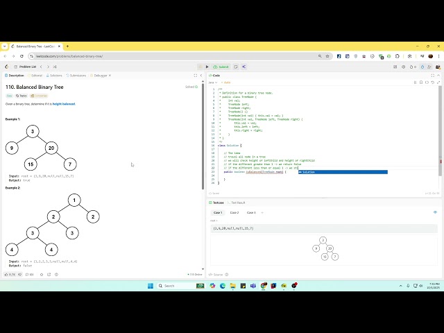 110. Balanced Binary Tree