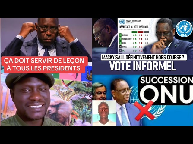 WOW, MACKY SALL ACCUSES THE AFRICAN UNION FOLLOWING HIS FAILURE AT THE UN!