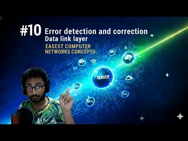 #10 - Error Detection and Correction - Part 2 - Data link layer | Easiest Computer Networks concepts