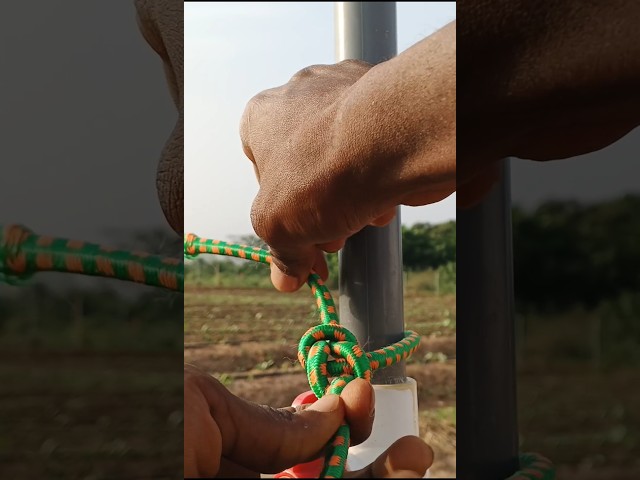 simple knot that is used by plumbers worldwide 🌎