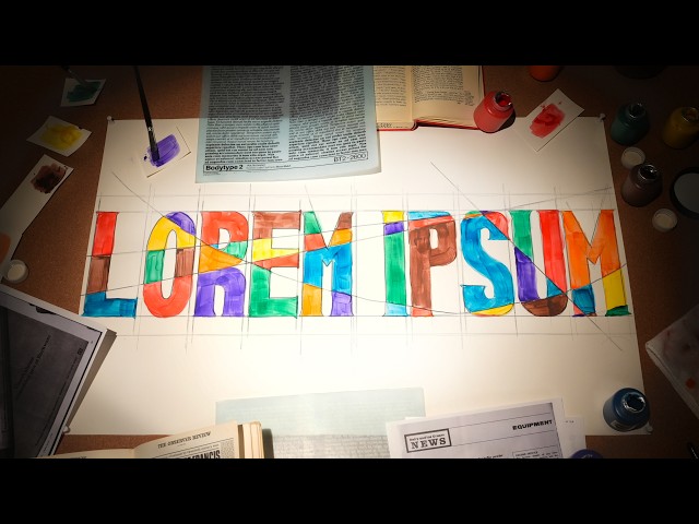 The Lorem Ipsum Mystery