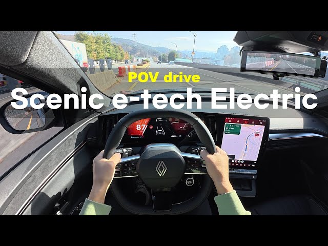 2025 Renault Scenic E tech Electric POV drive
