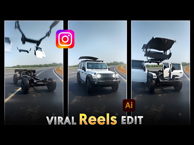 Instagram Trending AI Car Building Effect Tutorial | AI Se Car Build Video Kaise Banaye 2026