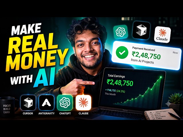 How to Actually Make Money with AI (Beginner Guide | No Fake Promises)