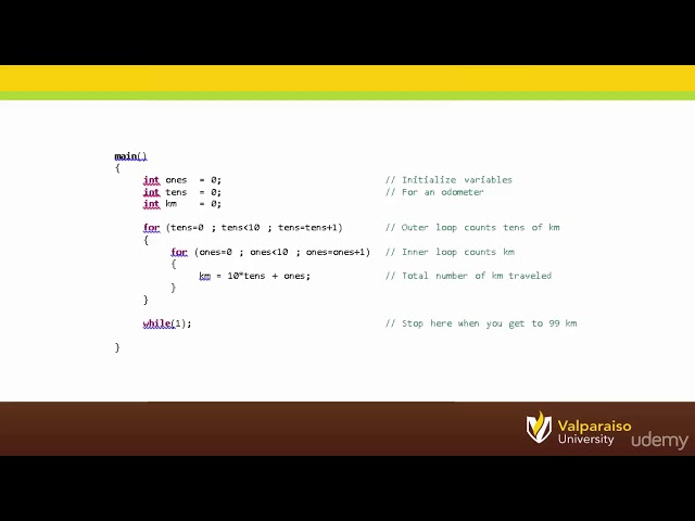 035 BONUS  What Are Nested Loops - Microcontrollers and the C Programming Language