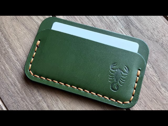 How to craft a simple leather wallet, easy