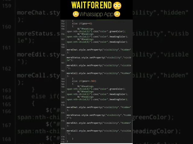 make a whatsapp App by #html  #css  #javascript