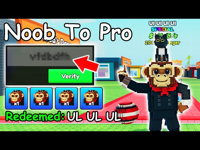 Noob to Pro With 100 MEOW CODES in Be a Lucky Block Roblox (New Secret Codes)