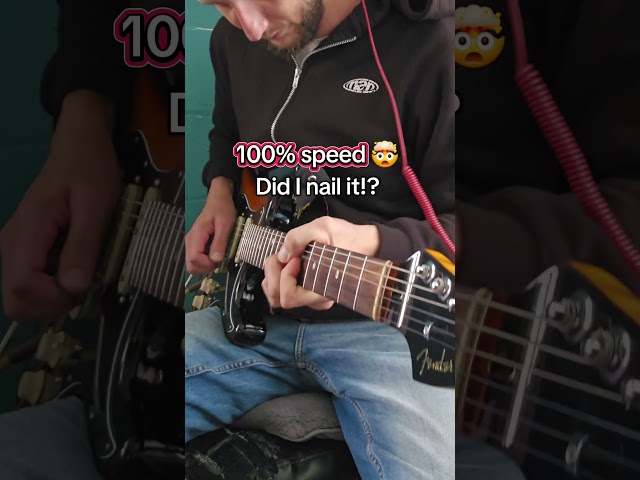No. But how close was that!??!! 🔥Day 32 learning the Cliffs of Dover Guitar Solo by Eric Johnson.