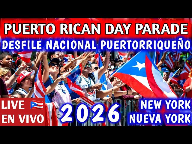 🇵🇷 National Puerto Rican Day Parade NYC LIVE 🇵🇷 Desfile Nacional Puertorriqueño N. York EN VIVO