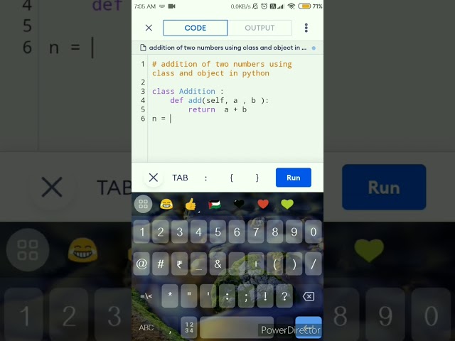 python program to add two numbers using class and object. #shorts #python #CodeWithShahrukh