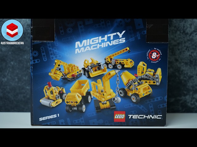 LEGO Technic 42233 Mighty Machines Series 1 - All 8 models - LEGO Speed Build Review