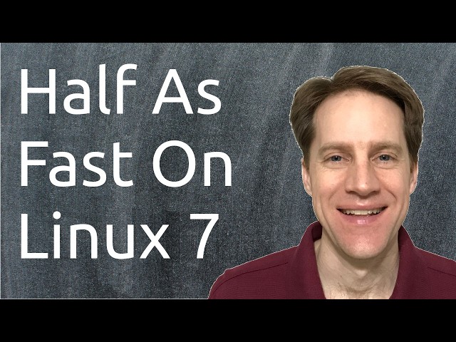 Half as Fast on Linux 7  | Scaling Postgres 412