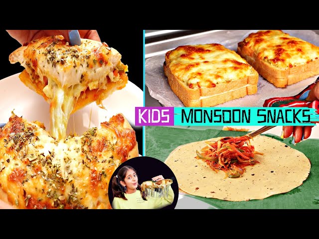3 KIDS SNACKS RECIPE | MONSOON Crispy Snacks Recipe | CookWithNisha