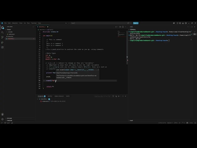 Introduction to C Programming | An Attempt to Teach Myself