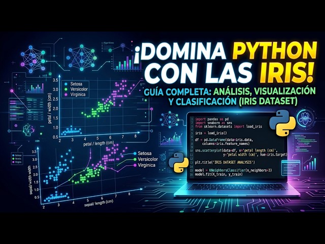 Seaborn en Python: Visualización de Datos con Dataset Iris | Scatterplot y Regresión