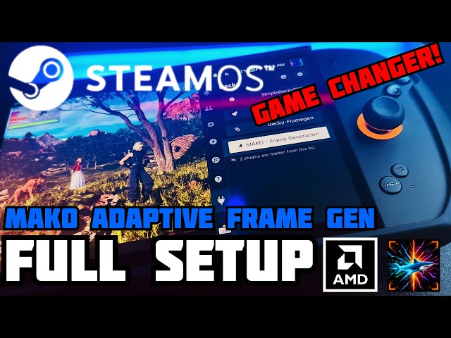 MAKO Adaptive Frame Gen Setup Guide - More FPS and Smoother gameplay on your STEAMOS device?