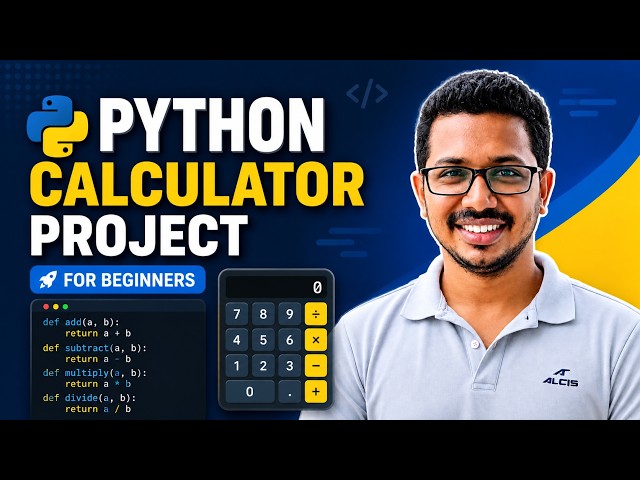 Python Calculator Project for Beginners | Build a Calculator in Python
