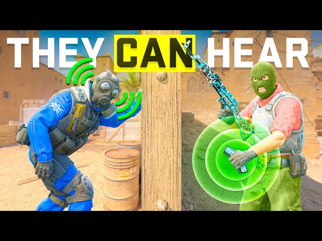 Sounds you DIDN'T know enemies can hear in CS2!