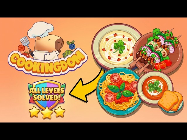🍳 Cookingdom Walkthrough: Levels 1-70 (Complete Solutions & Full Gameplay) 🧩