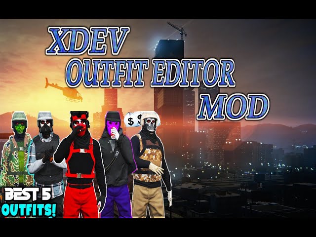 ✔️ GTA V ONLINE | XDEV OUTFIT EDITOR | COMO USARLO ✔️
