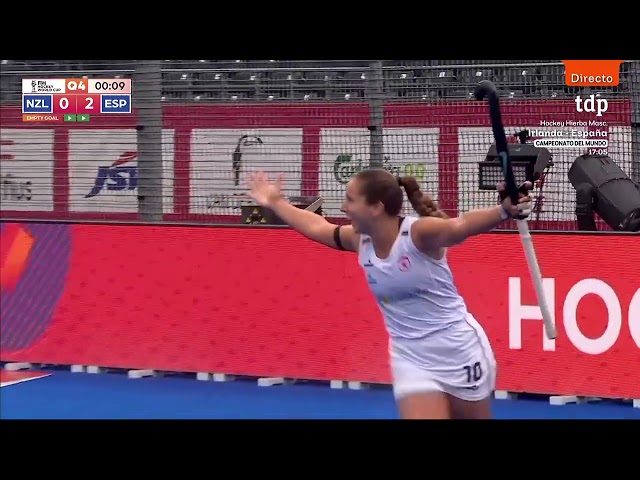 ¡TRIPLETE para hacer historia! Patricia Álvarez sentencia a Nueva Zelanda | Mundial de Hockey