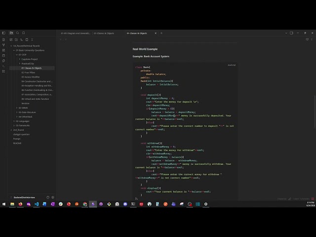 Classes And Object in One Shot
