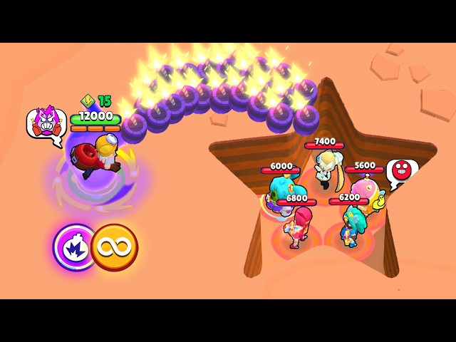 INFINITE HYPERCHARGE BUFFIE SUPERS BREAK STARR NOVA TEAM 😱   Brawl Stars 2026 Funny Moments, Fails
