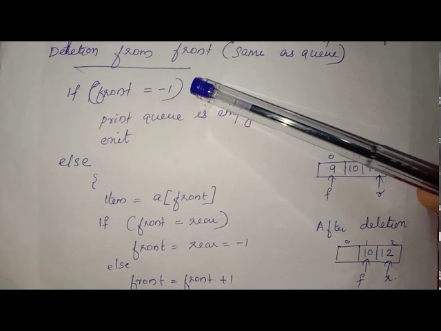 Double ended Queue S3 Data Structure KTU