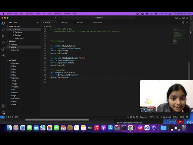 Day 14: Mastering JavaScript Essentials - Spread, Rest, Destructuring ,and Array HOFs!