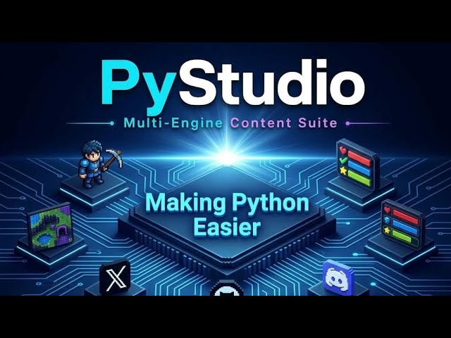 PyStudio: The Ultimate Python Game Dev Toolkit (Official Trailer)