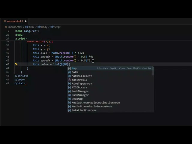 Interactive Particle Background 🎇 Reacts to Mouse Clicks | HTML CSS JavaScript