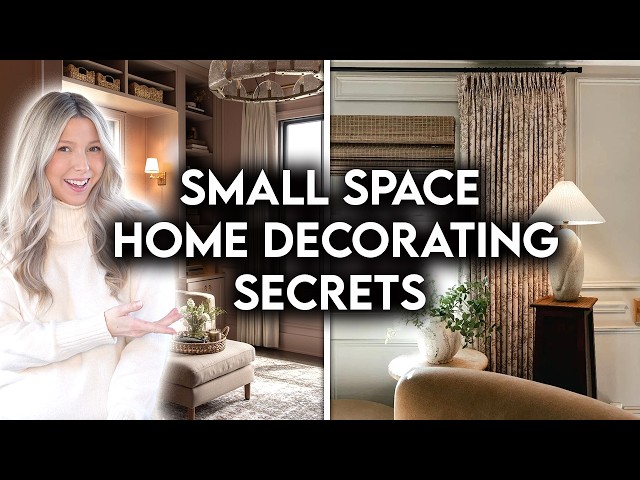 10 SECRETOS DE DECORACIÓN PARA ESPACIOS PEQUEÑOS QUE DEBES CONOCER | CONSEJOS DE DISEÑO DE INTERI...