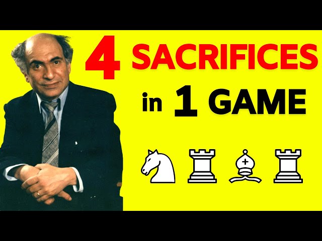 Only Mikhail Tal Can Make Consecutive SACRIFICES Like This! 😱😎