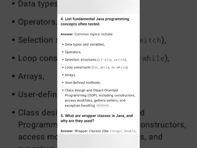 it most important question answer in Java class 12th CBSE board based
