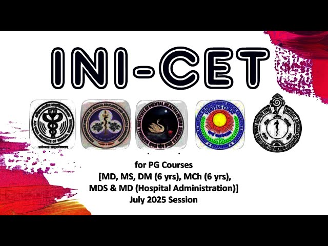 INICET 2025 | ini cet exam | ini cet exam pattern | Aiims pg exam 2025 | ini cet july 2025 | Jipmer