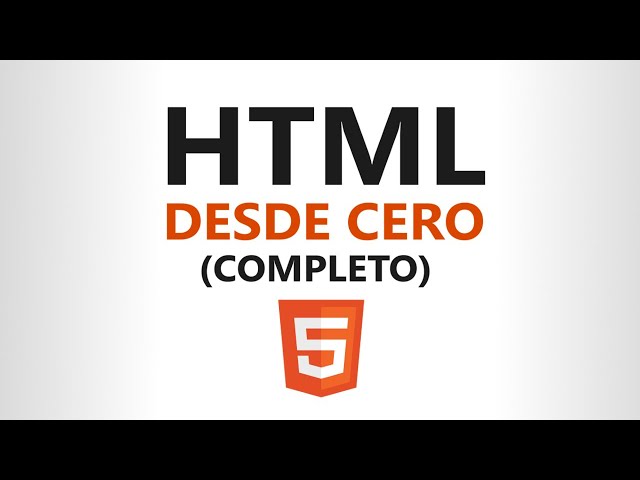 HTML Course from ZERO (Complete)